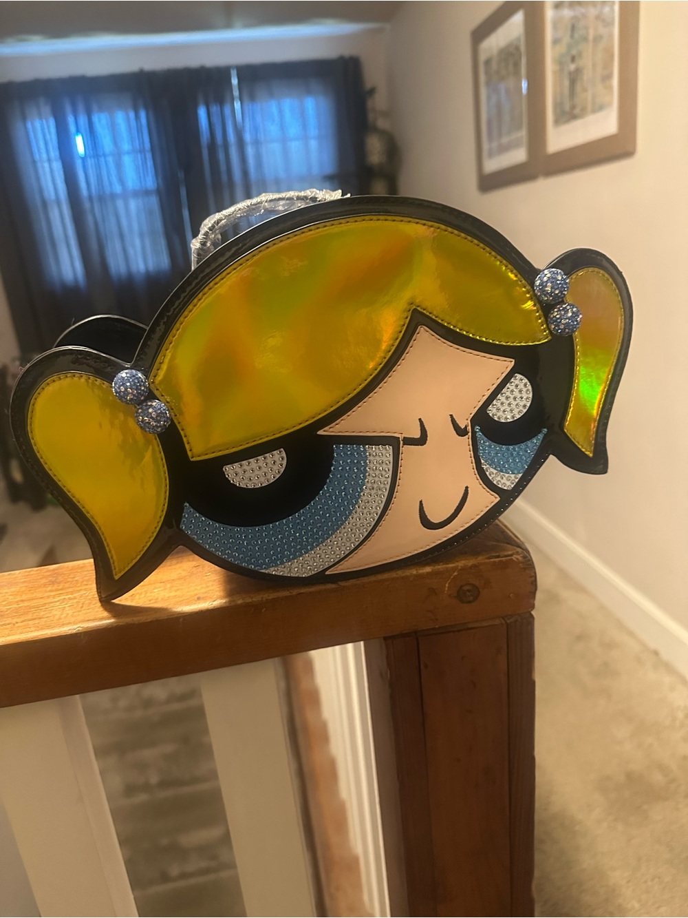 Dolls Kill Holographic Powerpuff Girls Bubbles Make-up case/bag - Picture 3 of 7